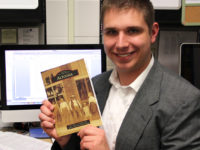 Alex Payne holds a copy of his new book, which will be published May 19, 2013.